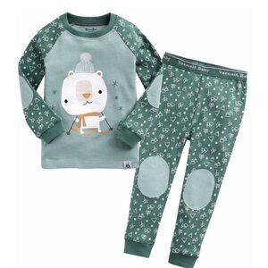 ABChic Winter Bear Toddler Pajamas BOUTIQUE ABChic Size 3T